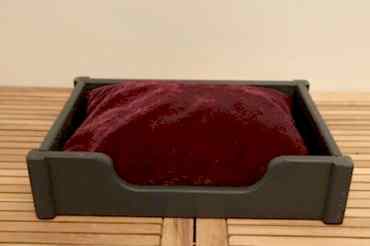 Dekoratif Ahşap Kedi Yatağı, Kedi Ve Köpek Yatağı, Evcil Hayvan Yatağı Antrasit