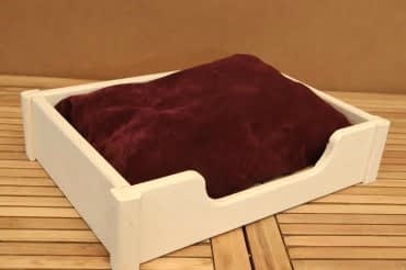 Dekoratif Ahşap Kedi Yatağı, Kedi Ve Köpek Yatağı, Evcil Hayvan Yatağı Beyaz