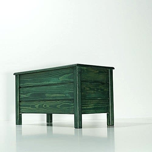 Küçük Yeşil Ayaklı Dikdörtgen Saksı