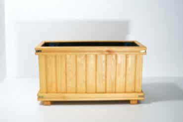 Sade Ayaksız Dikdörtgen Saksı