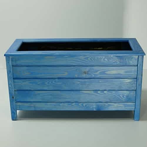 Mavi Ayaklı Dikdörtgen Saksı