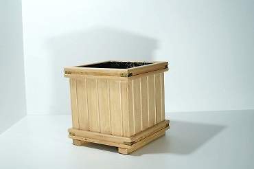 Sade Ayaksız Kare Saksı