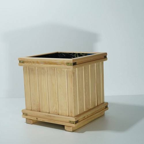 Sade Ayaksız Kare Saksı