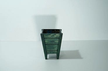 Yeşil Küçük Boy Kova Saksı