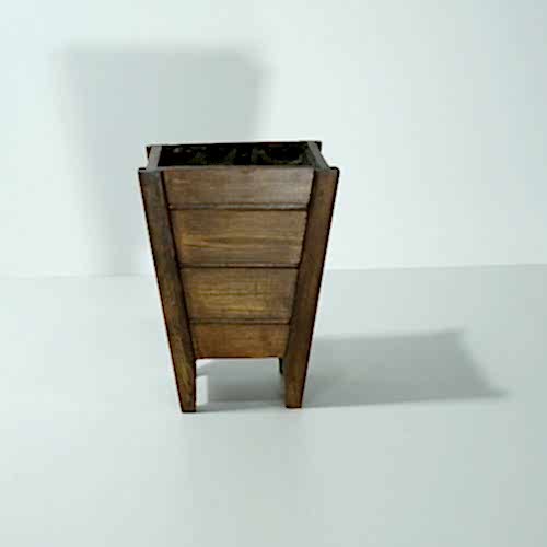 Kahverengi Küçük Boy Kova Saksı